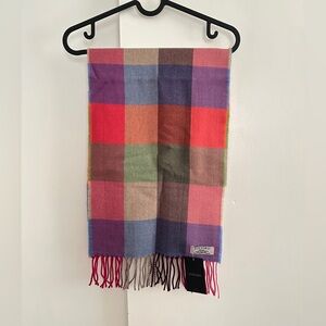 New Foxford Cashwool 100% Extra Fine Merino Color Block 12*60” Fast Ship